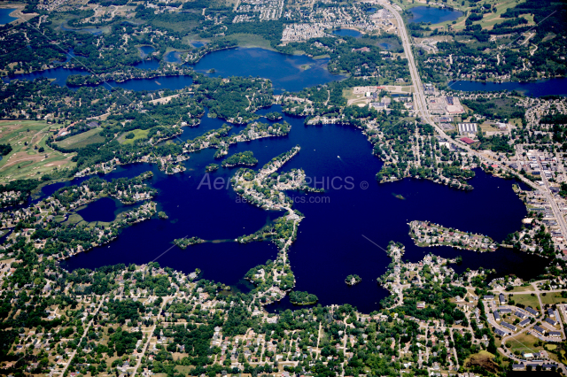 Lake Orion in Oakland County, Michigan